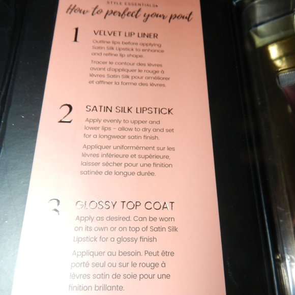 NEW Style Essentials Cosmetics KISS OF PEARL Perfect Pout Kit Set of 3 NWT! - Picture 7 of 14